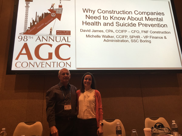 Michelle Walker, SSC’s VP of Finance & Administration, had the opportunity to present at the Associated General Contractor (AGC) Conference